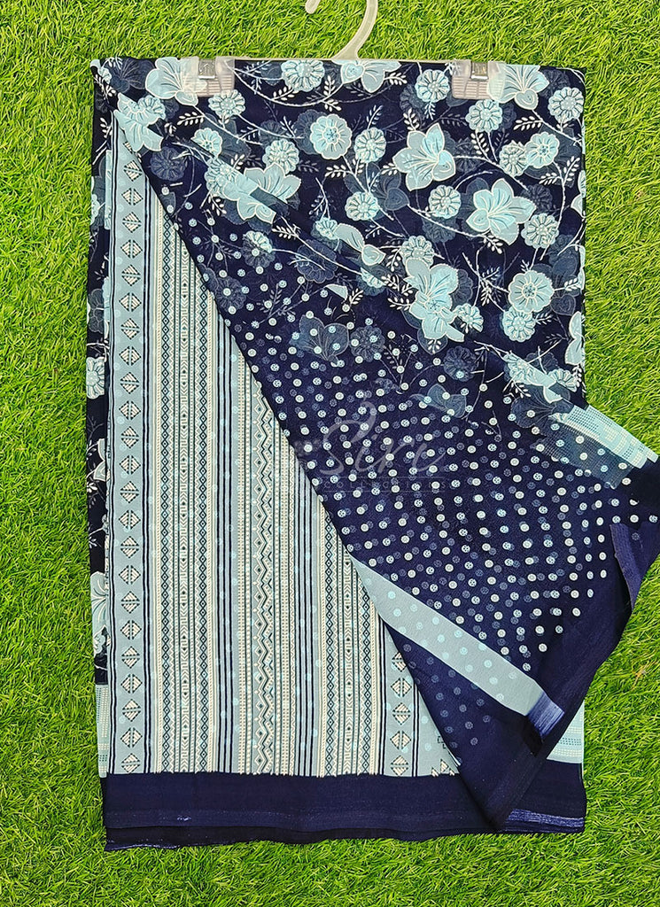 Beautiful Printed Georgette Saree