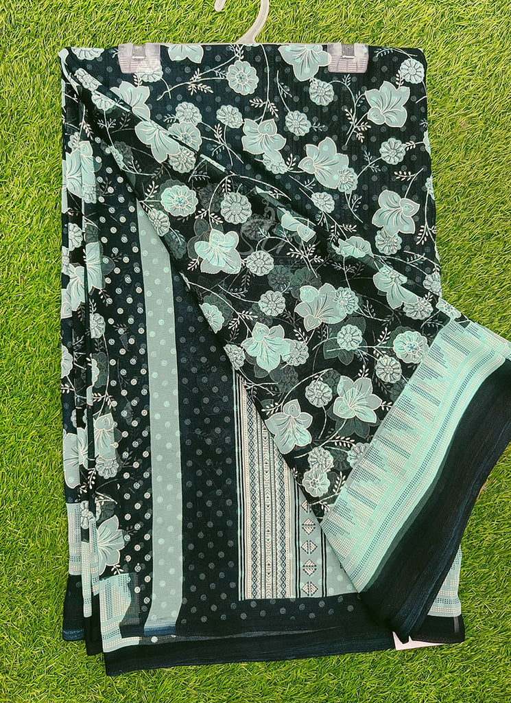 Beautiful Printed Georgette Saree