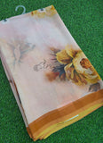 Digital Print Soft Siri Chiffon Saree with Blouse