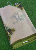 Digital Print Soft Siri Chiffon Saree with Blouse