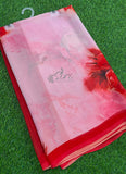Digital Print Soft Siri Chiffon Saree with Blouse