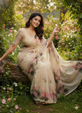 Siri Sarees Latest Digital Print Soft Siri Chiffon Saree