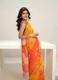 Digital Print Soft Siri Chiffon Saree with Blouse