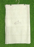 Beautiful White Summer Roganza Brasso Saree
