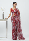 Garden Vareli Printed Nara Chiffon Saree