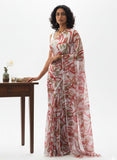 Latest Garden Vareli Printed Nara Chiffon Saree