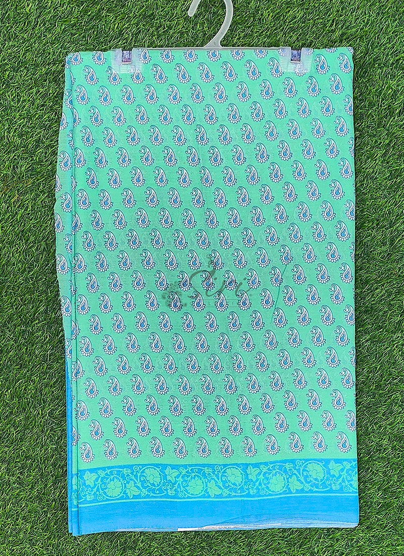 Beautiful Garden Vareli Americano Chiffon (Voile) Saree