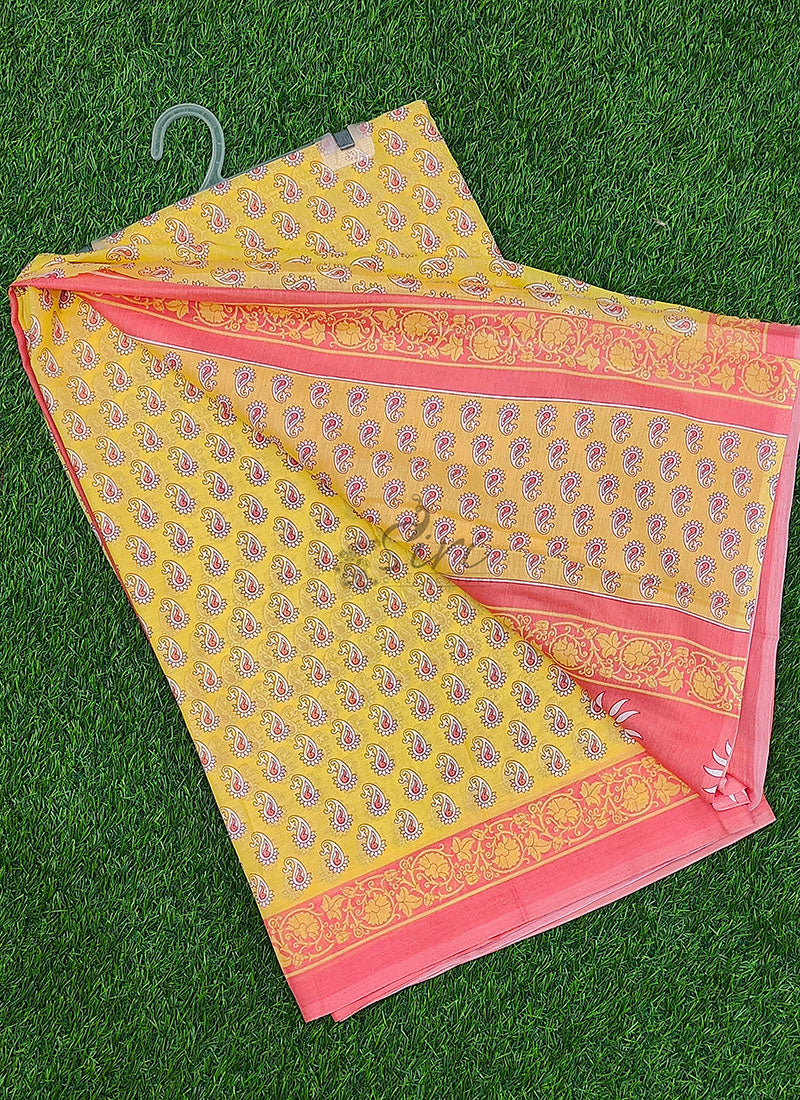 Beautiful Garden Vareli Americano Chiffon (Voile) Saree