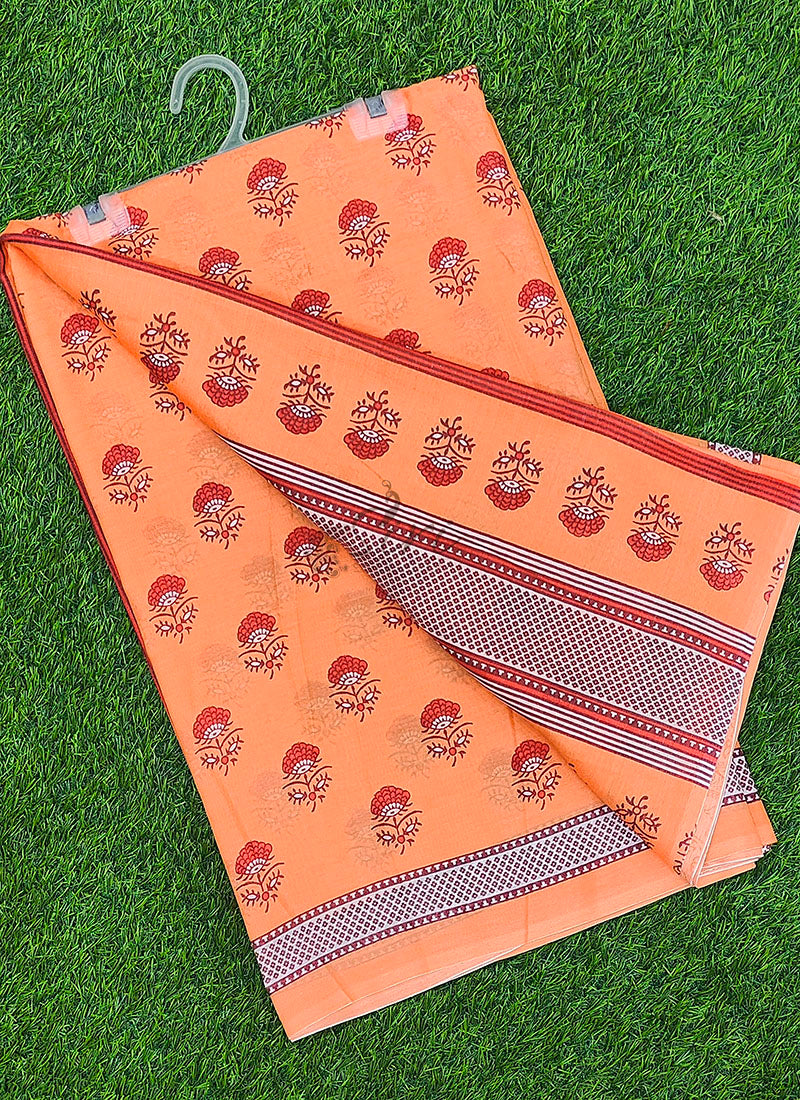 Beautiful Garden Vareli Americano Chiffon (Voile) Saree