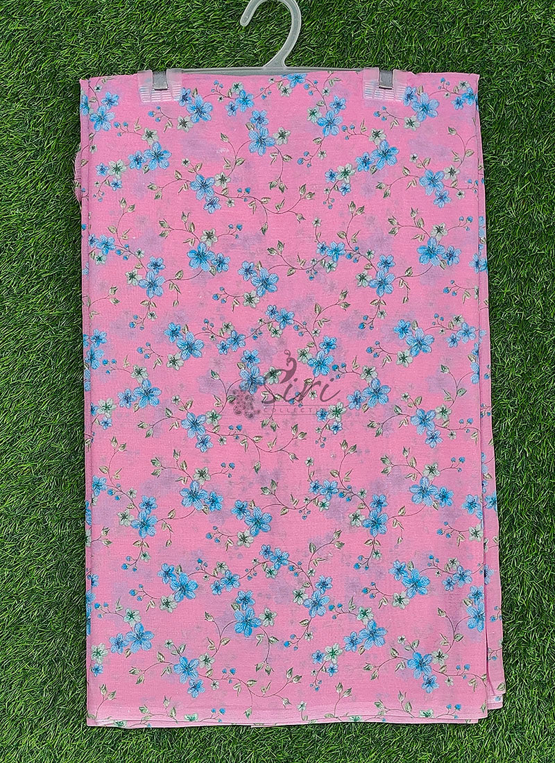 Beautiful Garden Vareli Americano Chiffon Saree