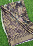 Lovely Digital Print Brasso Georgette Saree