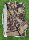 Lovely Digital Print Brasso Georgette Saree