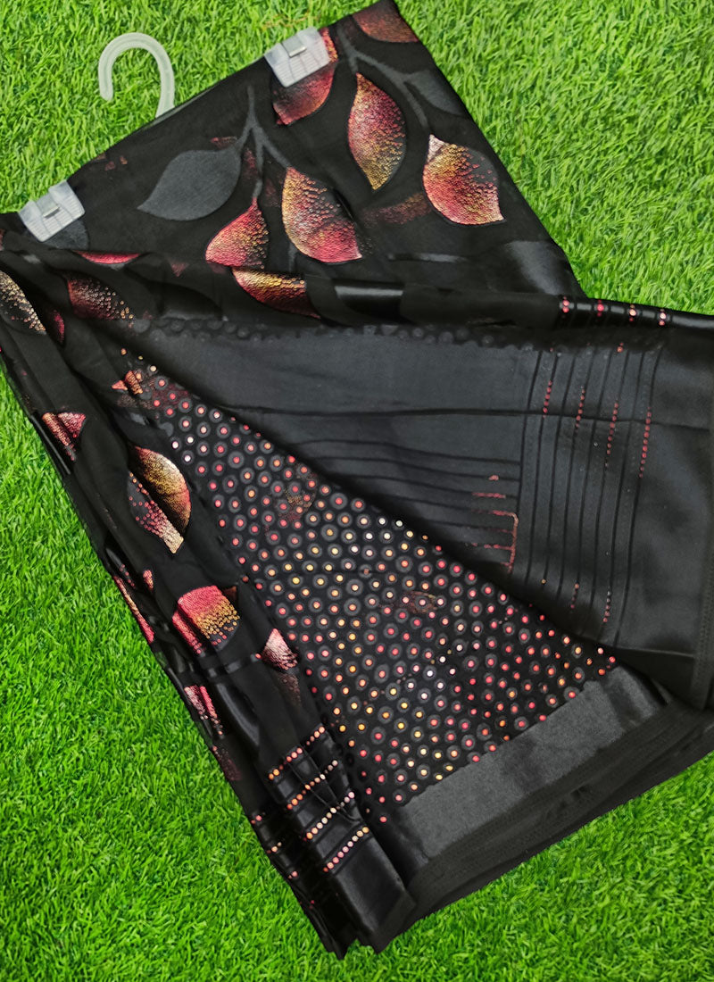 Beautiful Brasso Georgette Saree