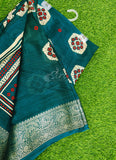 Festive Printed Fancy Chinon Crepe Saree
