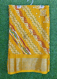 Festive Printed Fancy Chinon Crepe Saree