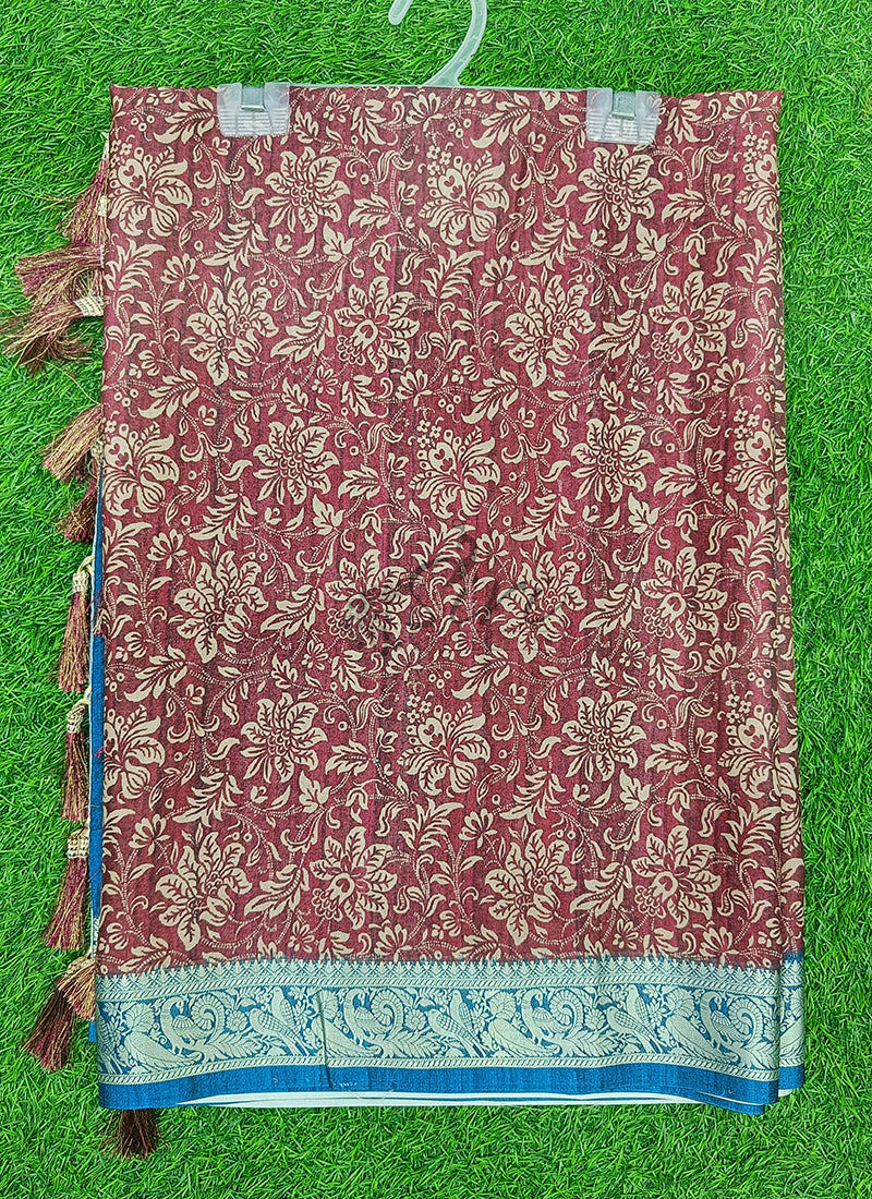 Beautiful Digital Print Viscose Crepe Saree