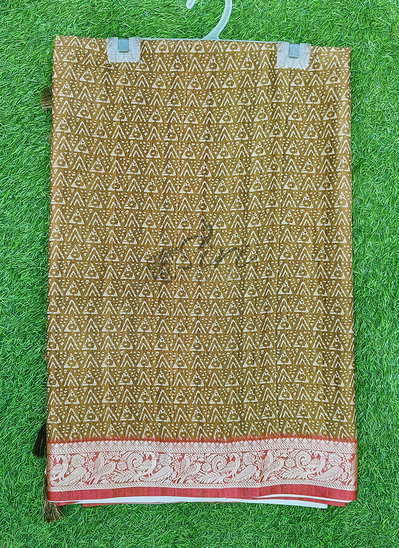 Beautiful Digital Print Viscose Crepe Saree