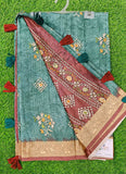 Beautiful Digital Print Viscose Crepe Saree