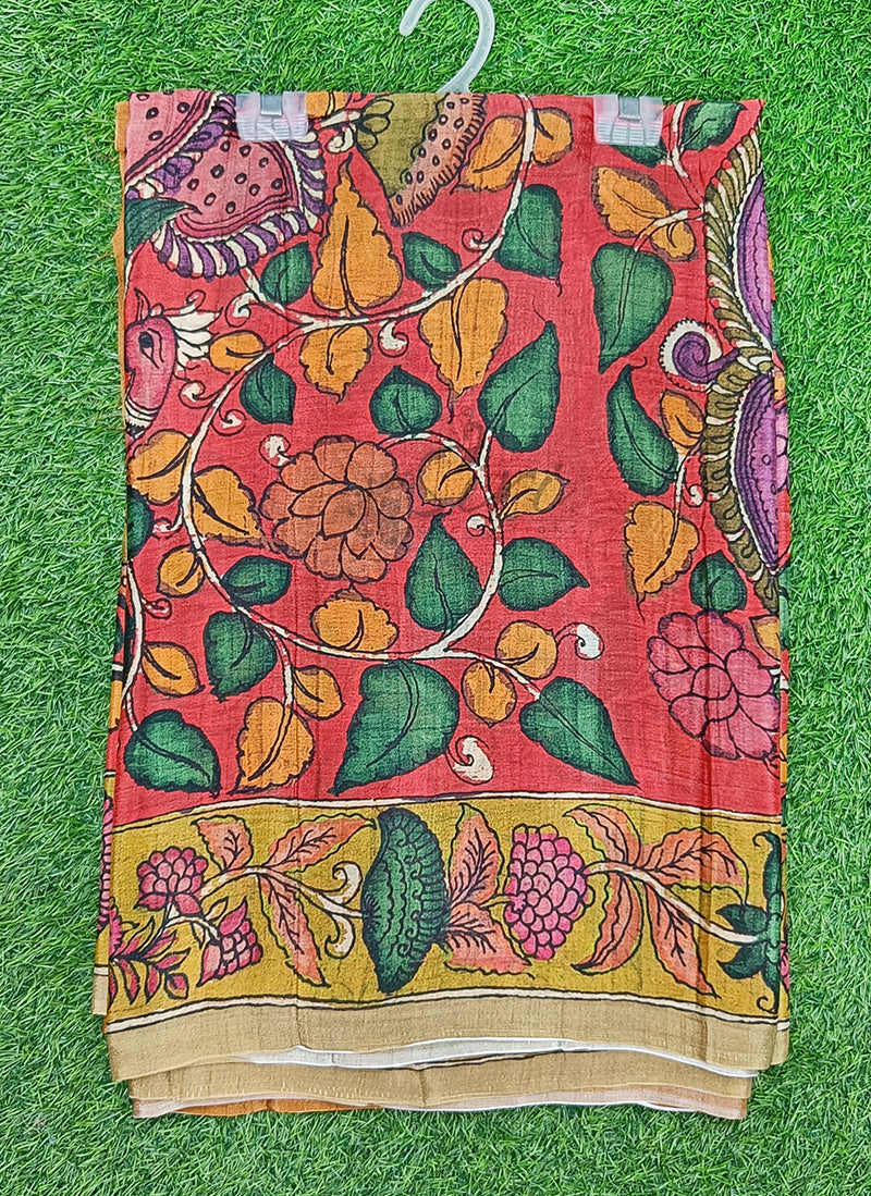 Beautiful Digital Print Premium Chinon Crepe Saree