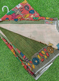 Beautiful Digital Print Premium Chinon Crepe Saree