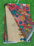 Beautiful Digital Print Premium Chinon Crepe Saree