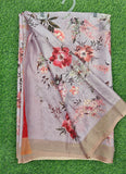 Beautiful Digital Print Crepe Georgette Saree