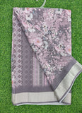 Lovely Digital Print Moss Georgette Saree