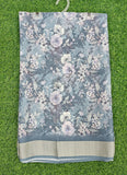 Lovely Digital Print Moss Georgette Saree