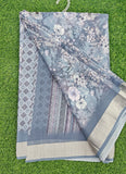 Lovely Digital Print Moss Georgette Saree