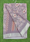 Lovely Digital Print Moss Georgette Saree