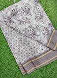 Lovely Digital Print Moss Georgette Saree