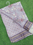 Lovely Digital Print Moss Georgette Saree