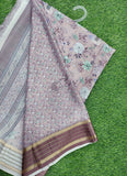 Lovely Digital Print Moss Georgette Saree