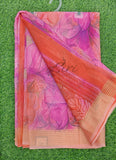 Beautiful Soft Moss Georgette Saree