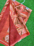 Beautiful Digital Print Crepe Georgette Saree