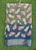 Lovely Printed Georgette Saree in Self Design