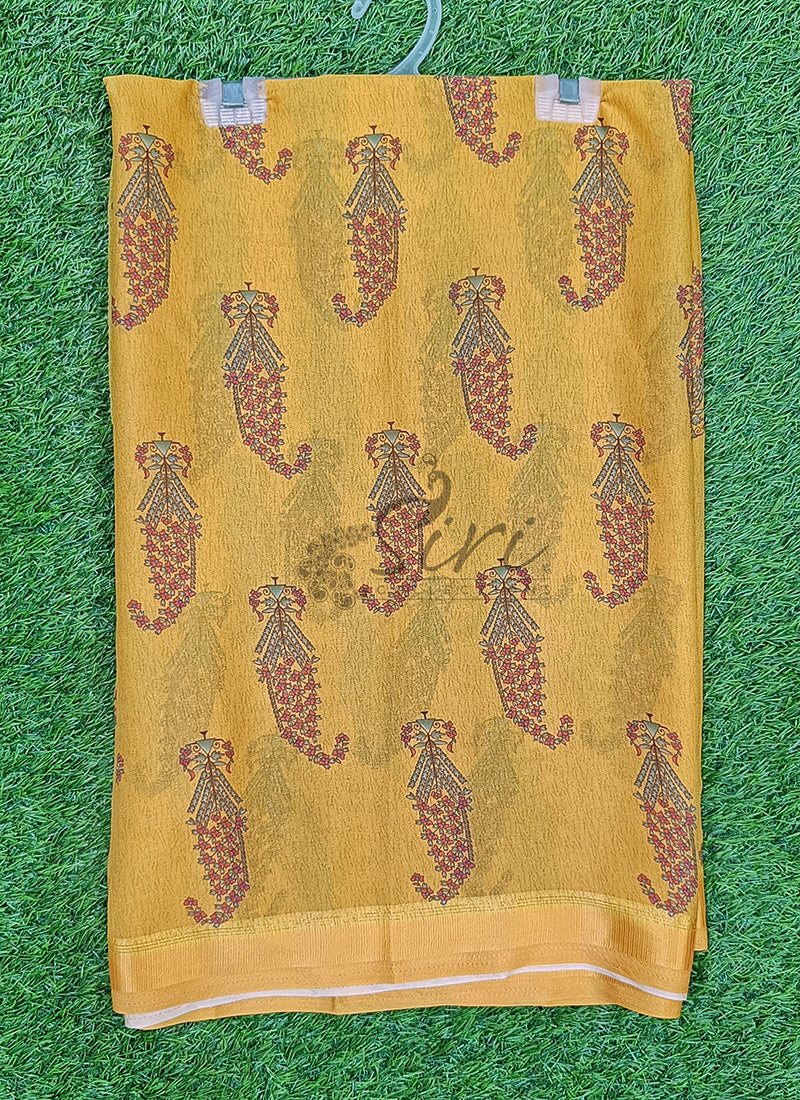 Beautiful Digital Print Georgette Saree