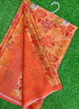 Beautiful Digital Print Crepe Georgette Saree