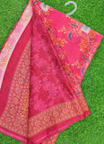 Beautiful Digital Print Crepe Georgette Saree