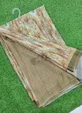 Beautiful Digital Print Crepe Georgette Saree