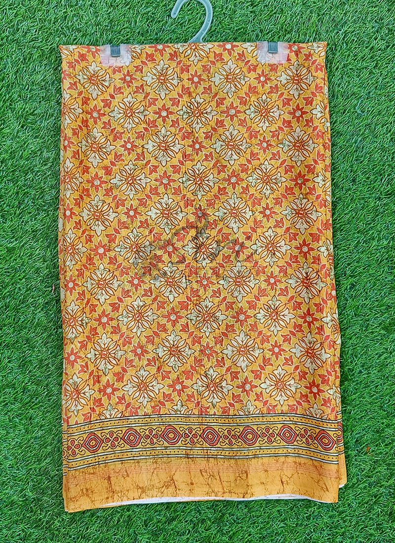 Beautiful Digital Print Crepe Georgette Saree