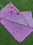 Beautiful Digital Print Floral Georgette Saree with Blouse
