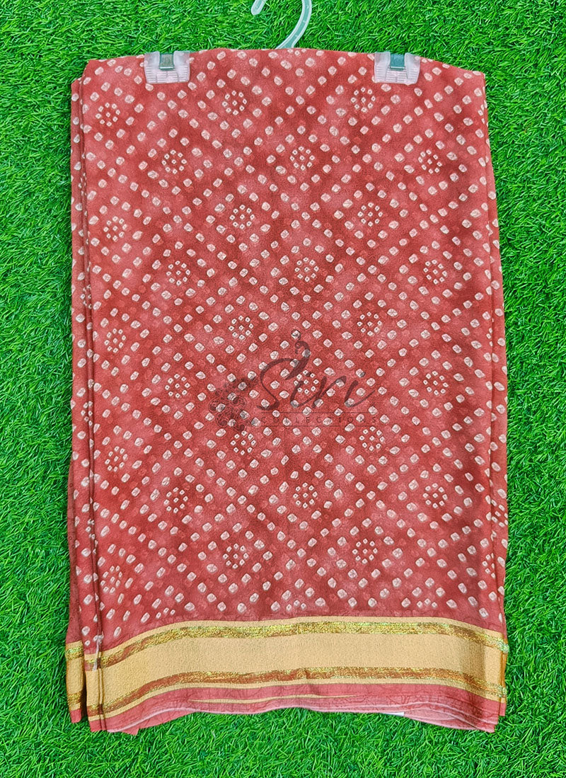 Beautiful Printed Georgette Saree