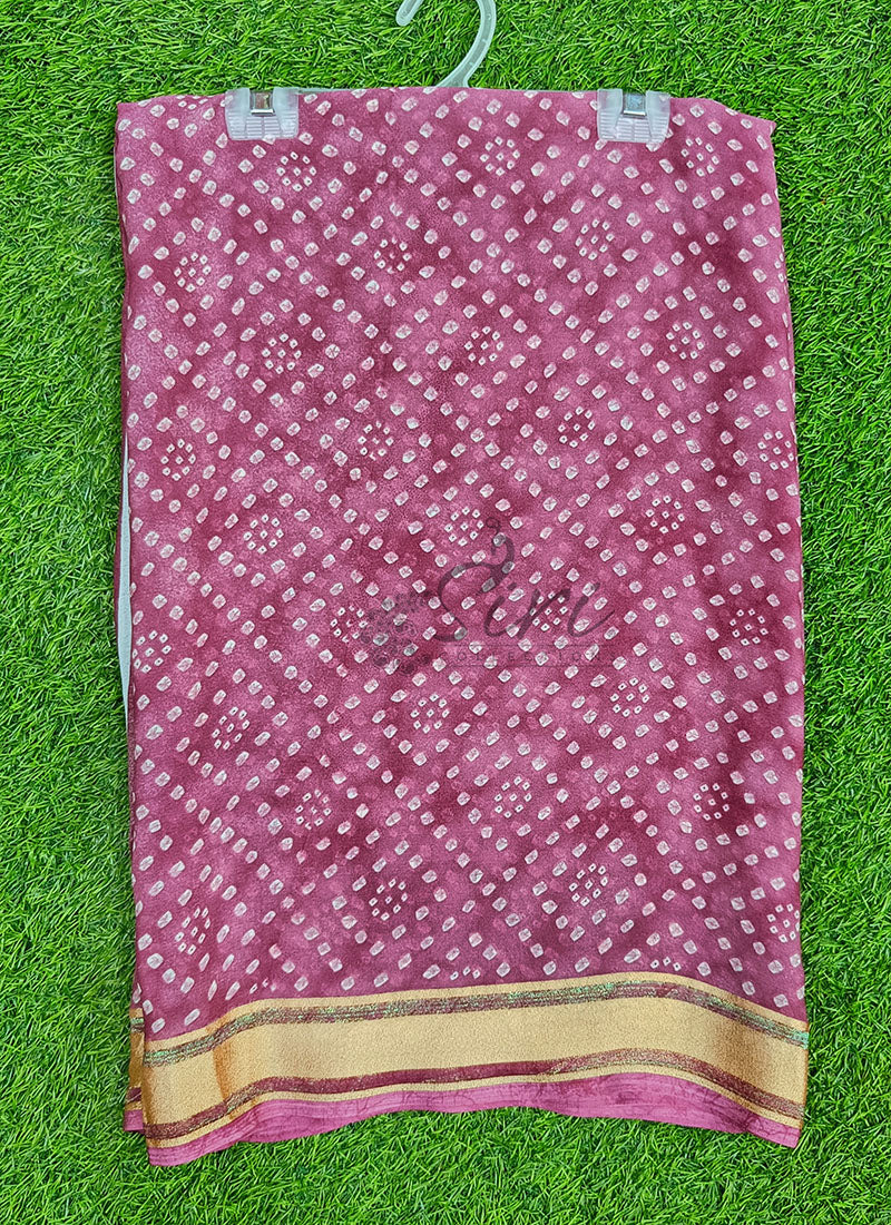 Beautiful Printed Georgette Saree