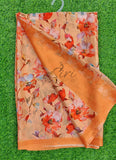 Beautiful Digital Print Crepe Georgette Saree