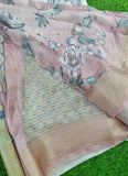 Lovely Digital Print Moss Georgette Saree