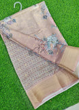 Lovely Digital Print Moss Georgette Saree