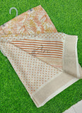 Beautiful Printed Moss Georgette Saree