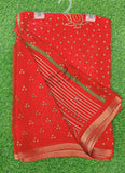 Beautiful Printed Moss Georgette Saree