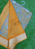 Beautiful Printed Moss Georgette Saree